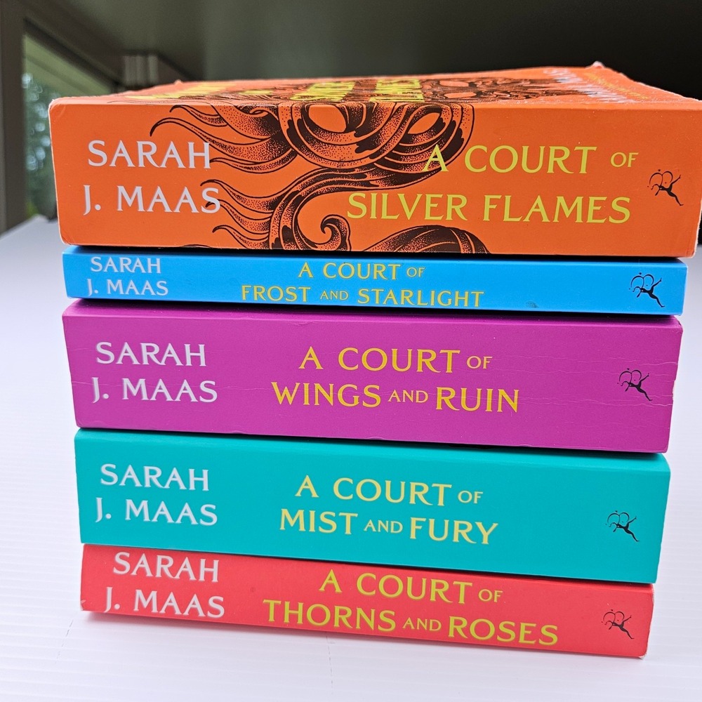 Sarah J. Maas A Court of Thorns and Roses Complete 5 Book Set STEAMY Fantasy